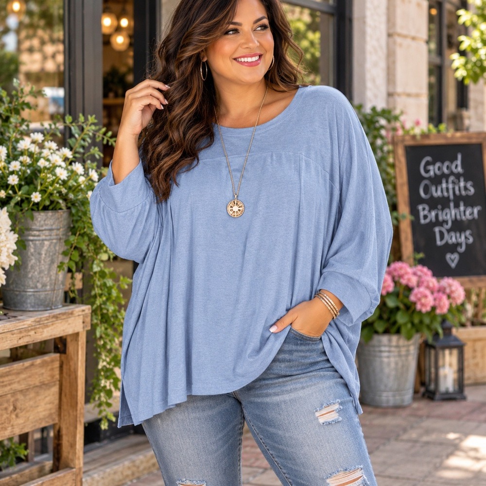 Old Navy Active Cloud 94 Soft Blue Heathered Long Sleeve Go-Dry Top XL
